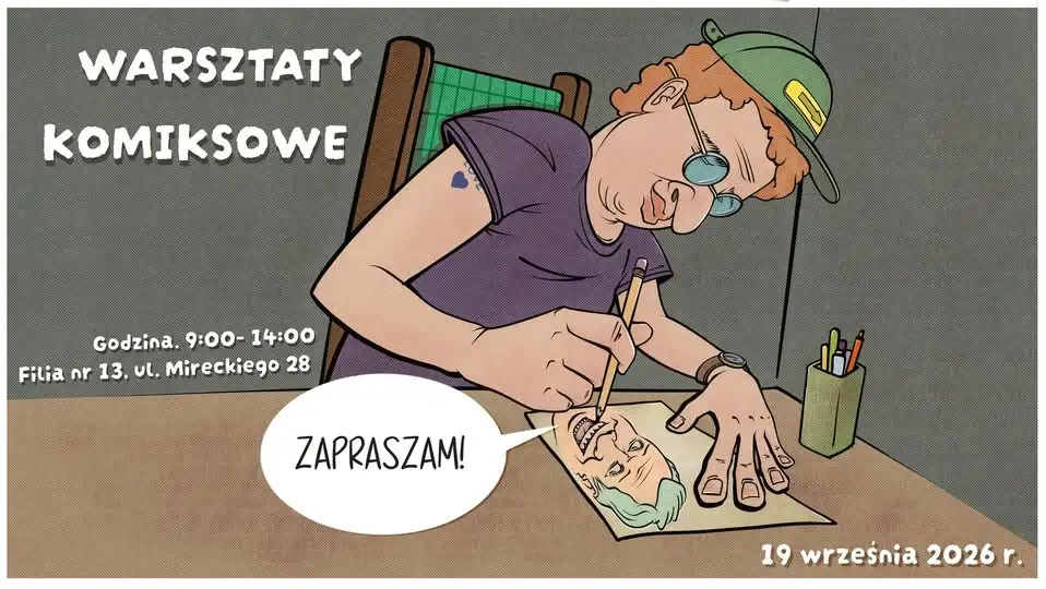 Bezpłatne warsztaty komiksowe w Częstochowie – zapisy trwają