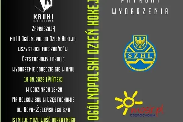 III Ogólnopolskie Dni Hokeja w Częstochowie – 18 października 2026