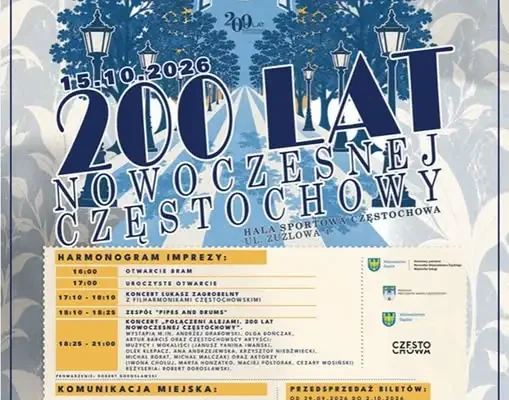 Połączeni Alejami – wielki koncert na 200 lat nowoczesnej Częstochowy
