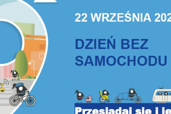 22 września 2026 – Europejski Dzień bez Samochodu. Zostaw auto w garażu