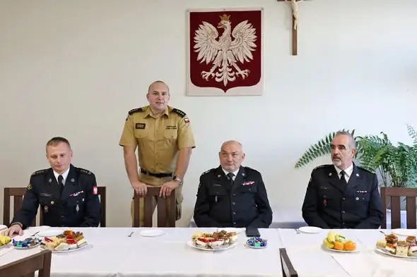 Pożegnanie w Centralnej Szkole PSP w Częstochowie – st. kpt. Mariusz Basiak odchodzi do KG PSP