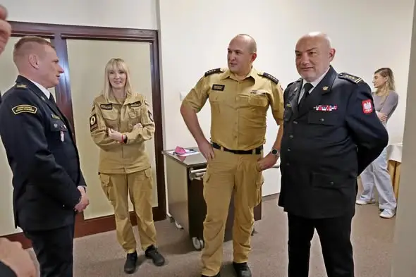 Pożegnanie w Centralnej Szkole PSP w Częstochowie – st. kpt. Mariusz Basiak odchodzi do Komendy Głównej
