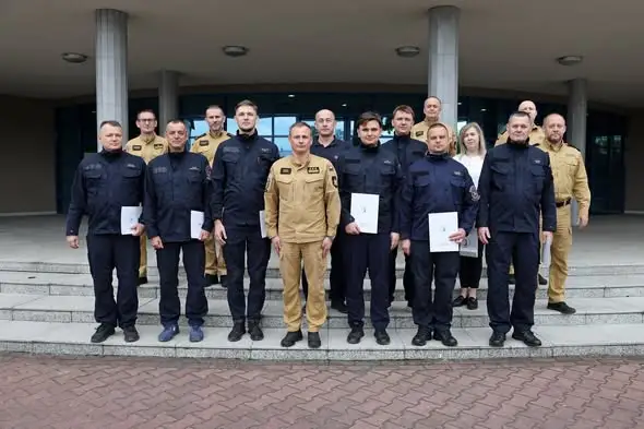 Strażacy z Lotniskowej Służby Ratowniczo-Gaśniczej szkolili się w Częstochowie
