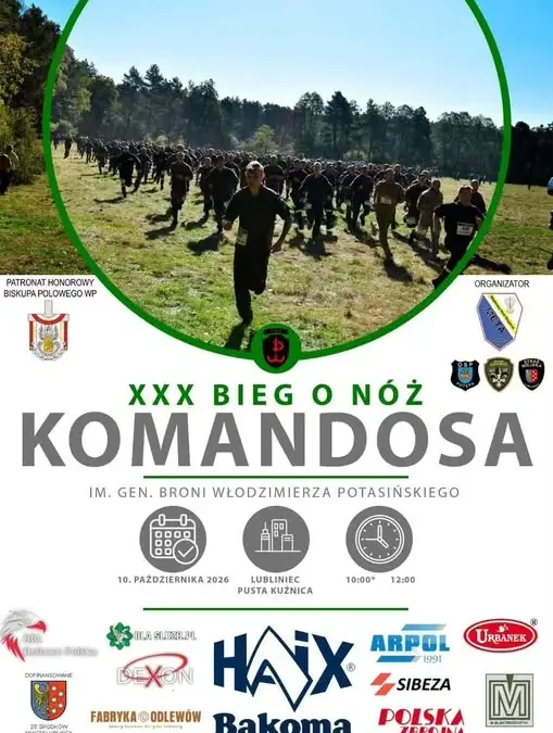 XXX Bieg o Nóż Komandosa – już jutro w sobotę 10 października