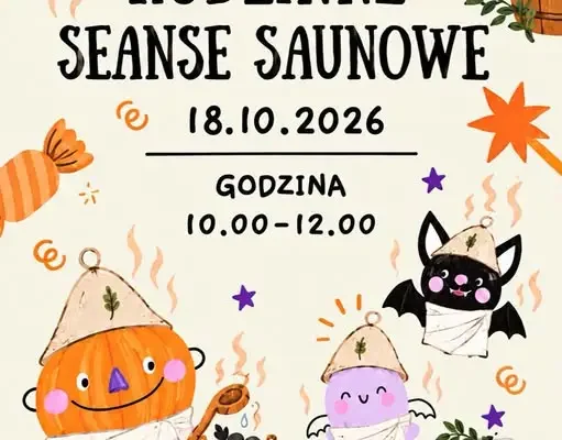 Halloweenowe seanse saunowe dla rodzin w Parku Wodnym w Częstochowie