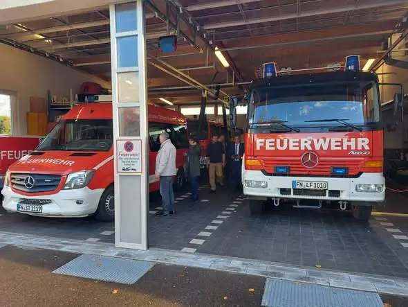 Strażacy z Częstochowy z wizytą w Niemczech. Wymiana doświadczeń w Powiecie Bodeńskim