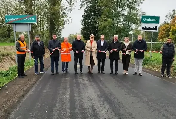 Remont drogi powiatowej w Grabowej zakończony