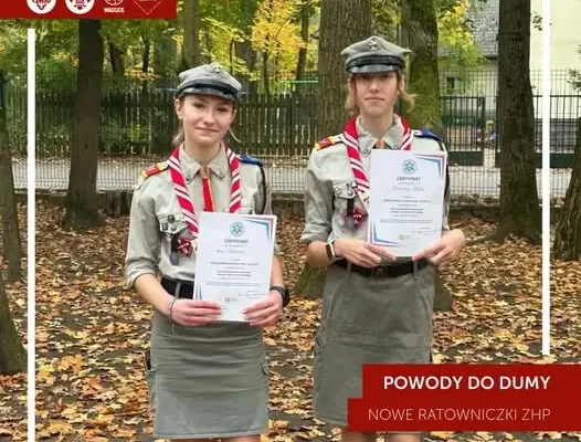 Lena Chochołek i Wiktoria Pluta nowymi ratowniczkami ZHP