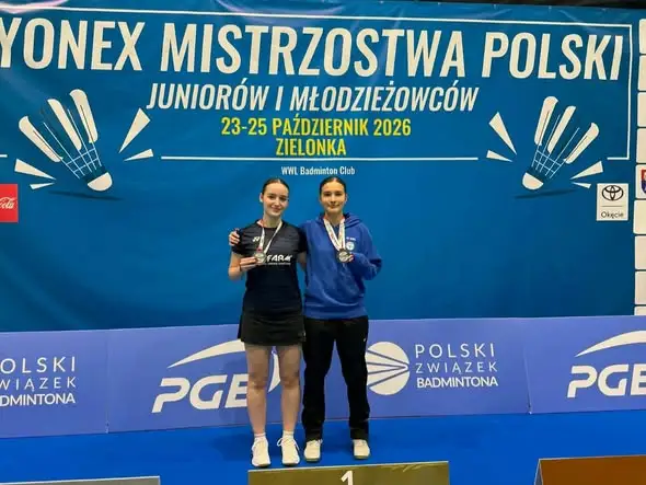 Srebro Oliwii Kanik na Mistrzostwach Polski Juniorów w badmintonie