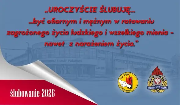 Ślubowanie 74 kadetów w Centralnej Szkole PSP w Częstochowie – już 29 października