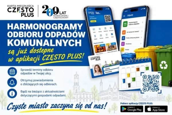 Nowy harmonogram wywozu odpadów w Częstochowie – sprawdź, co się zmienia